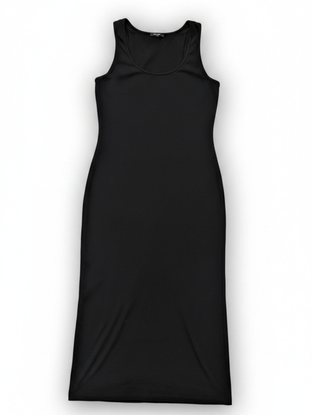 Slim Tank Maxi Dress in Black